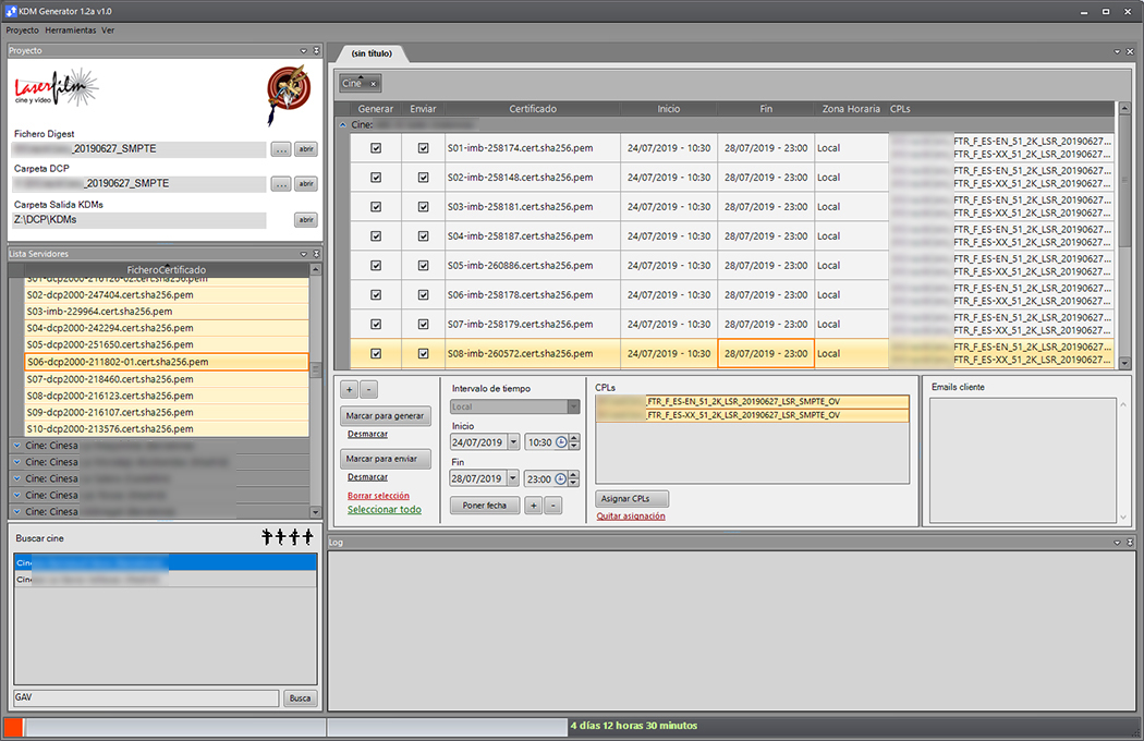 Generación y distribución de KDMs